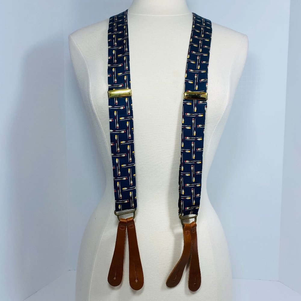 POLO RALPH LAUREN Rowing Oars Suspenders USA
